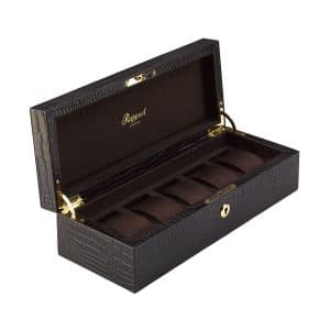 Rapport_Brompton_Watch_Box_5_Piece_Brown_Open_Left