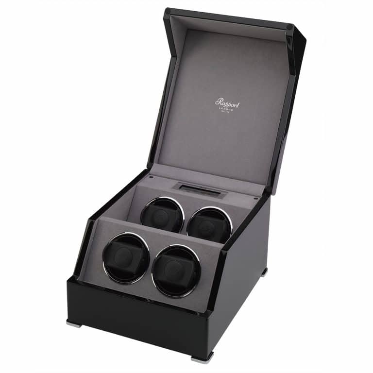 Rapport Perpetua III Quad Watch Winder Touch Screen - Black - Image 4