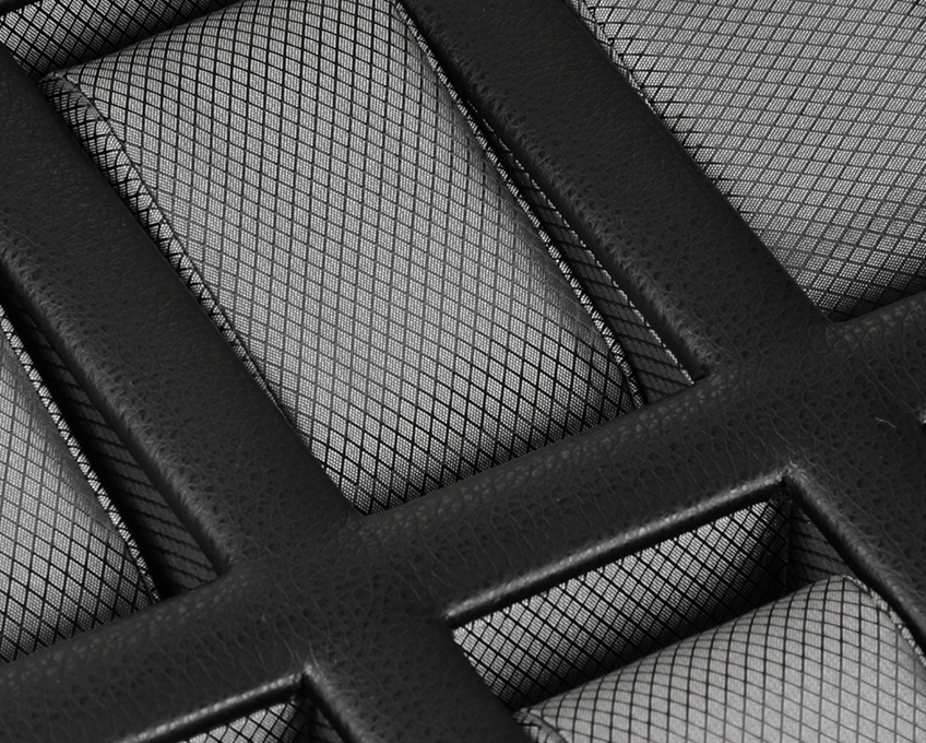 WOLF Windsor 10 Piece Watch Box - Black and Grey - Image 3