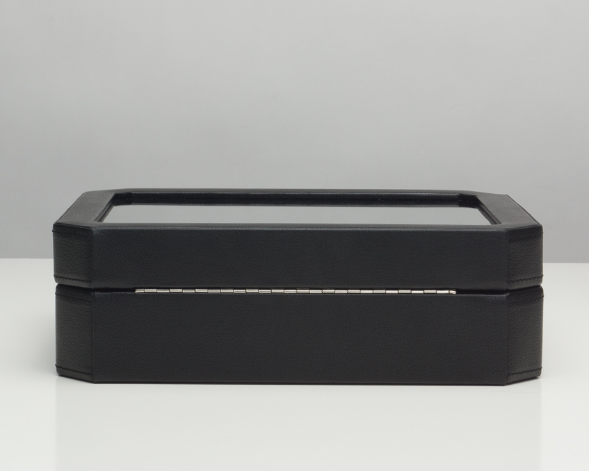 WOLF Windsor 10 Piece Watch Box - Black and Purple - Image 5