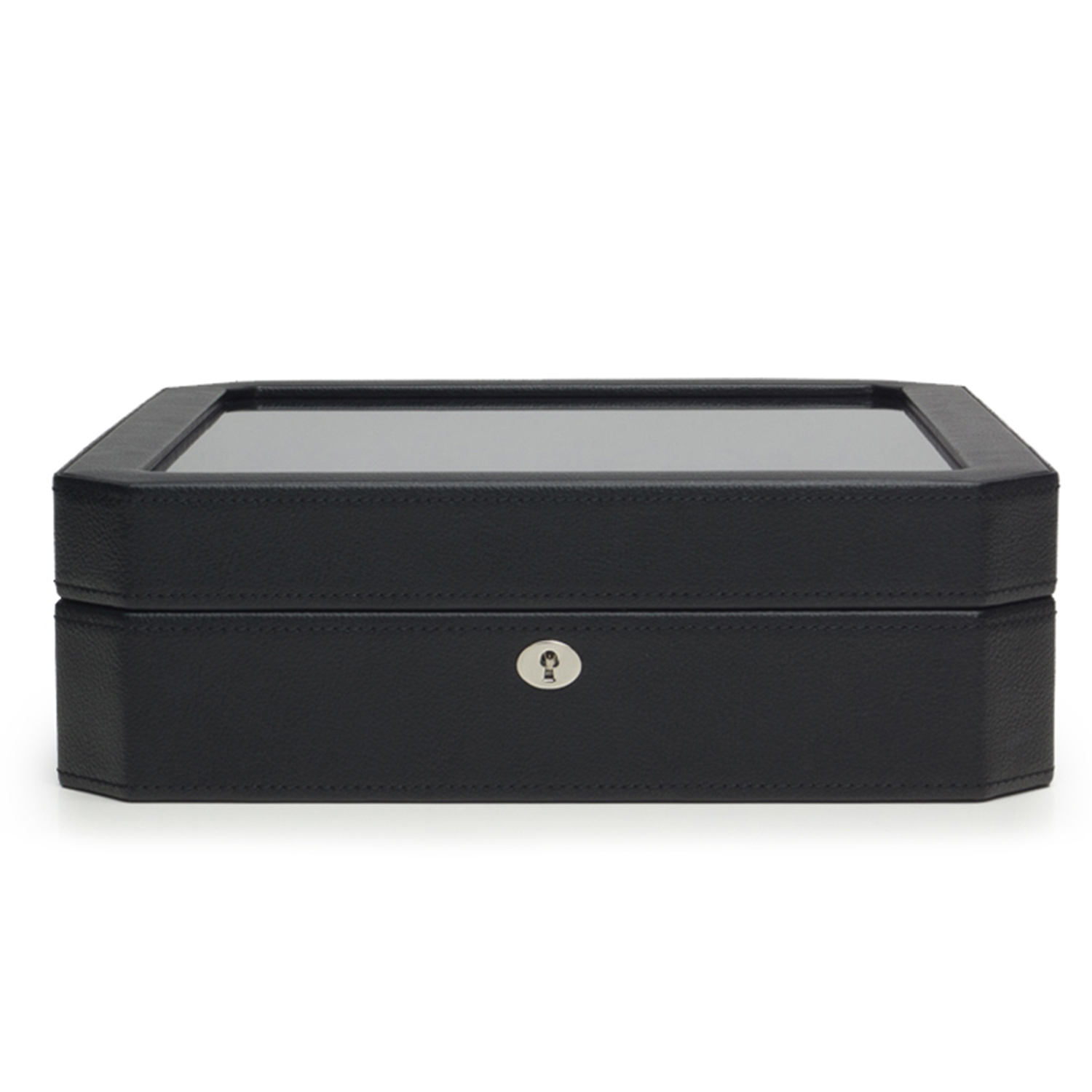 WOLF Windsor 15 Piece Watch Box - Black and Grey - Image 4