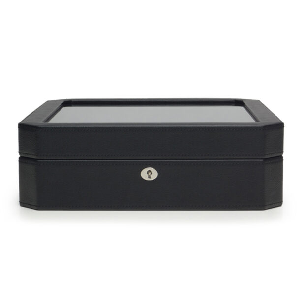 WOLF Windsor 15 Piece Watch Box - Black and Purple - Image 4