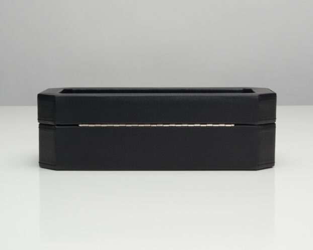 WOLF Windsor 5 Piece Watch Box - Black and Purple - Image 5