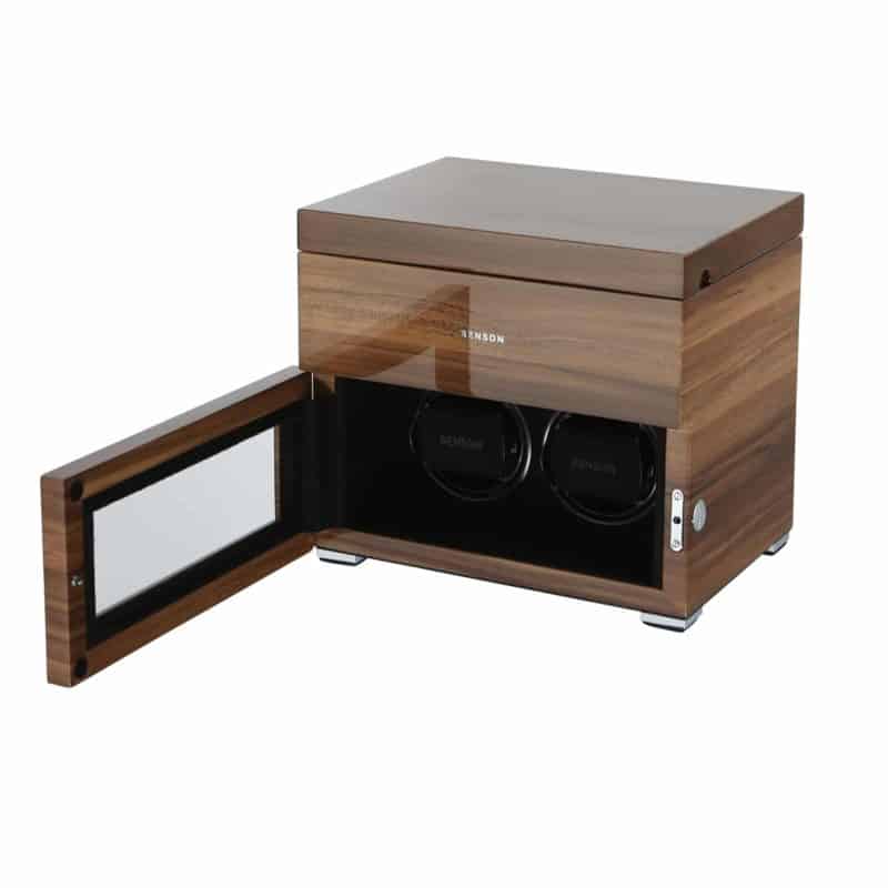 Benson Black Series Double Watch Winder - Walnut - Image 2