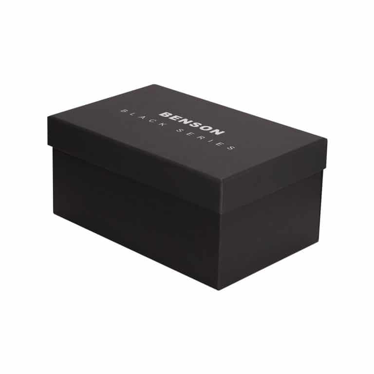 Benson Black Series 3 Piece Leather Watch Box - Carbon Fibre - Image 8