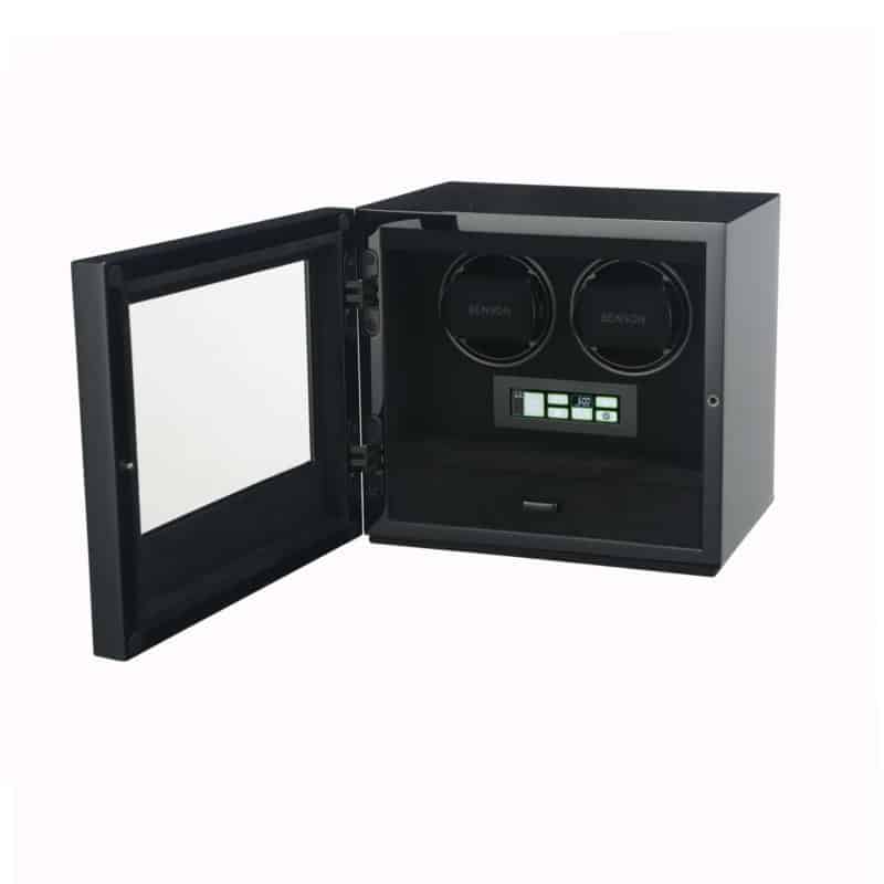 Benson Smart-Tech II Double Watch Winder - Black Gloss - Image 2
