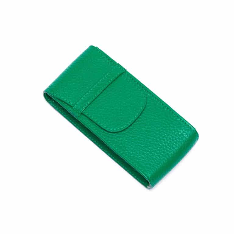 Portabello Watch Pouch Green Closed