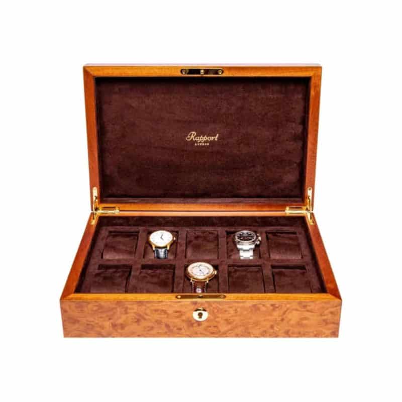 Rapport Heritage 10 Piece Burr Walnut Front Open
