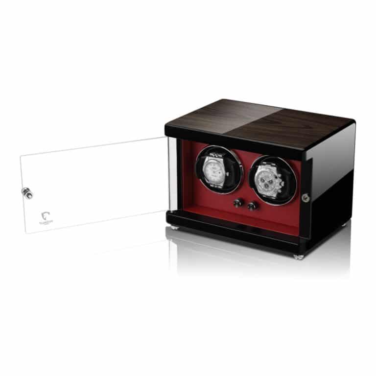 Ambiente Double Macassar Red Front Angle Open