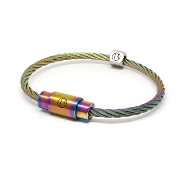 Rainbow CABLE Stainless Steel Bracelet