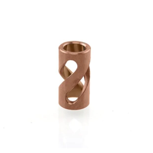 Candy Twist Bead Rose Gold