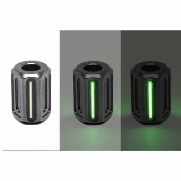 Glow Bead Green Anthracite
