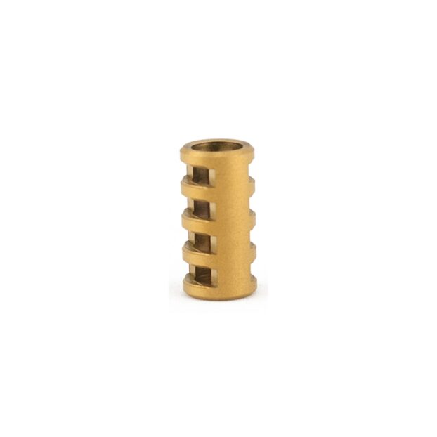 Jacobs Ladder Bead Matte Gold