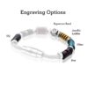 PVD Fully Loaded CABLE Bracelet Engraving Options