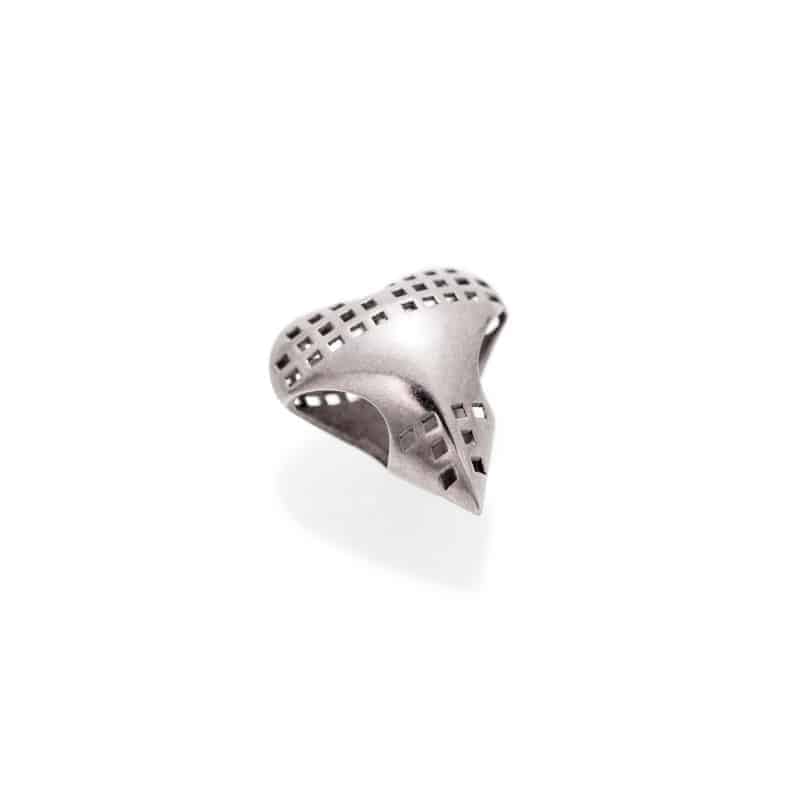 Strong Heart Bead Stainless Steel