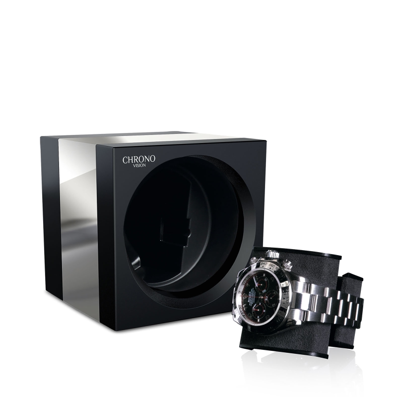 ChronoVision One Black Silk Chrome Lifestyle