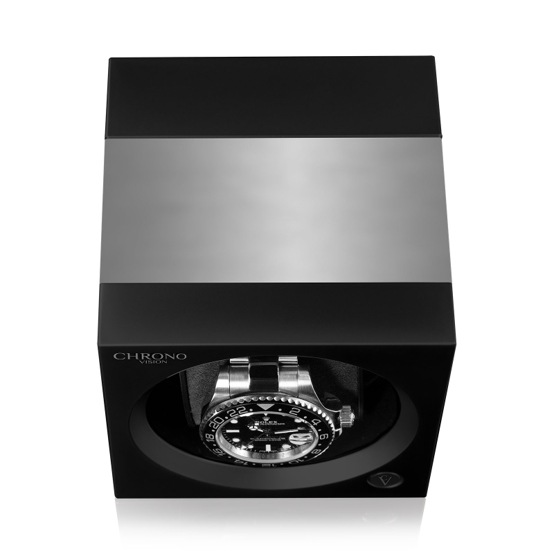 ChronoVision One Black Silk Chrome Top