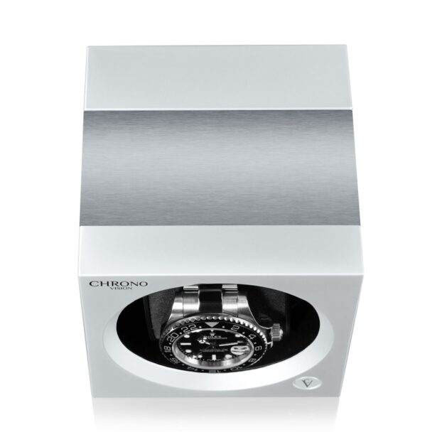 ChronoVision One White Silk Brushed Alu Top