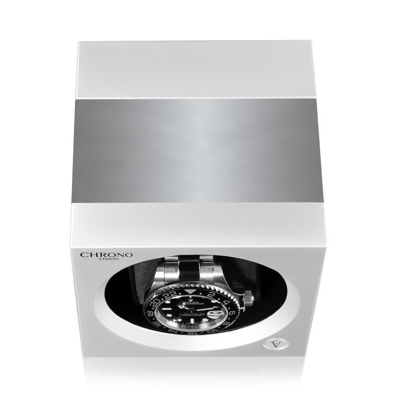 ChronoVision One White Silk Chrome Top