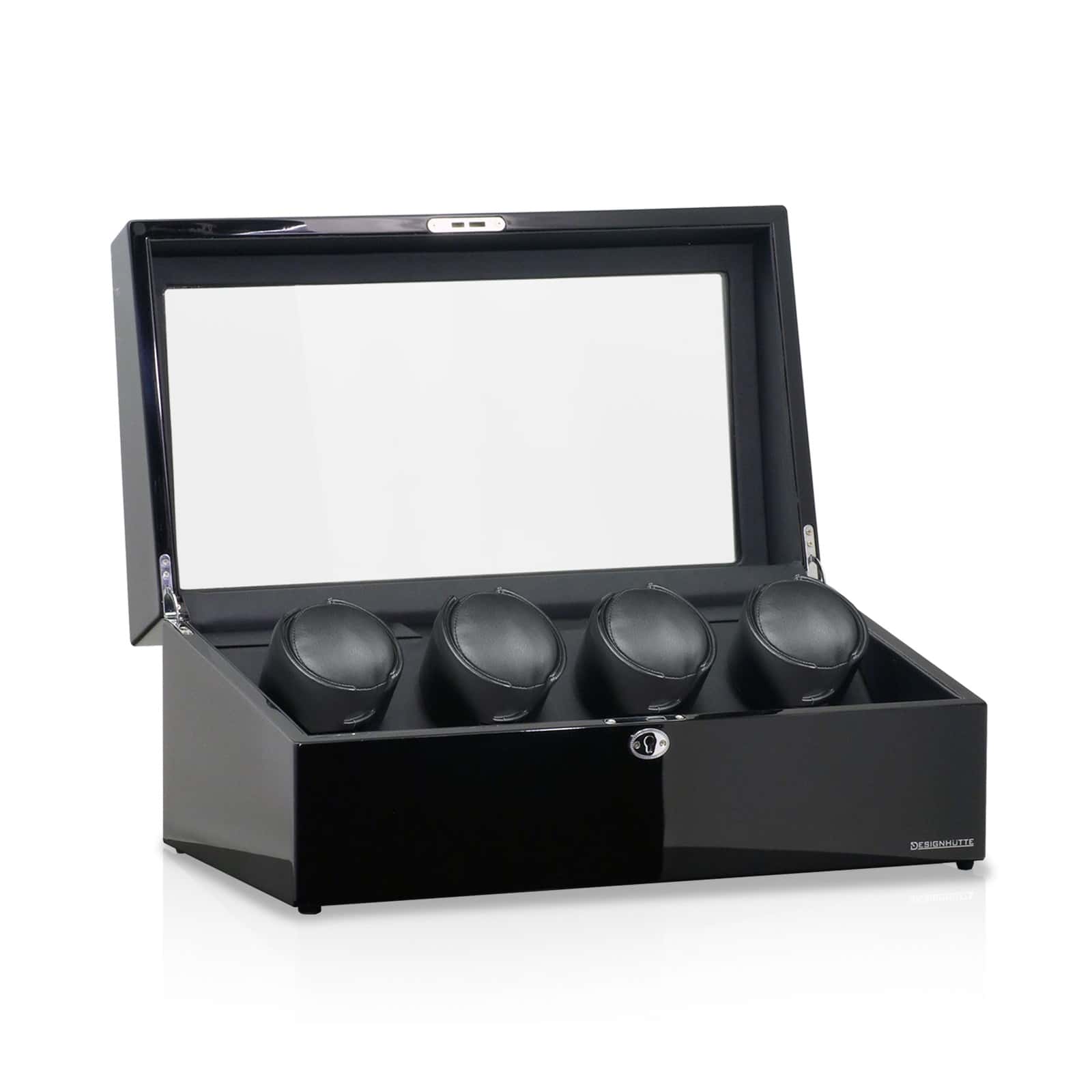 Munich 4 Watch Winder Front Angle Open