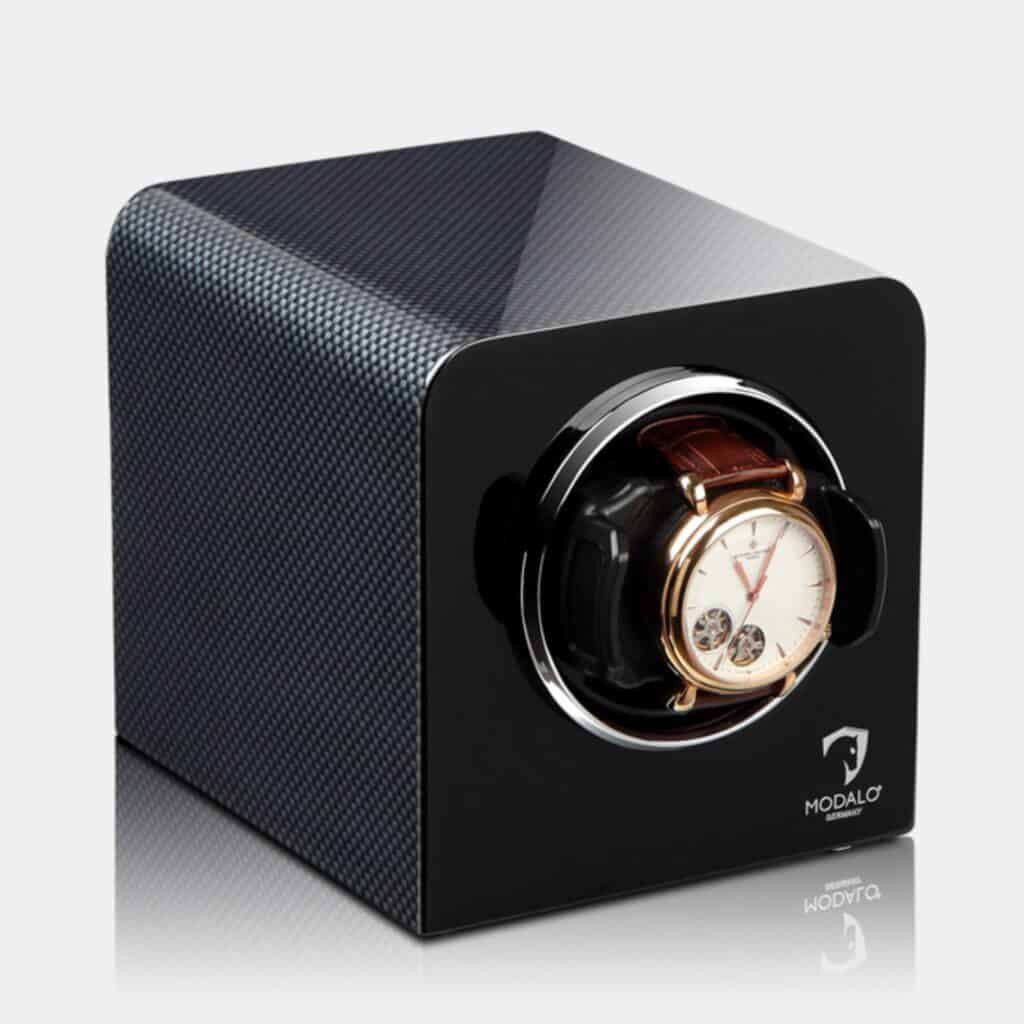 Modalo Inspiration Single Watch Winder Carbon Fibre