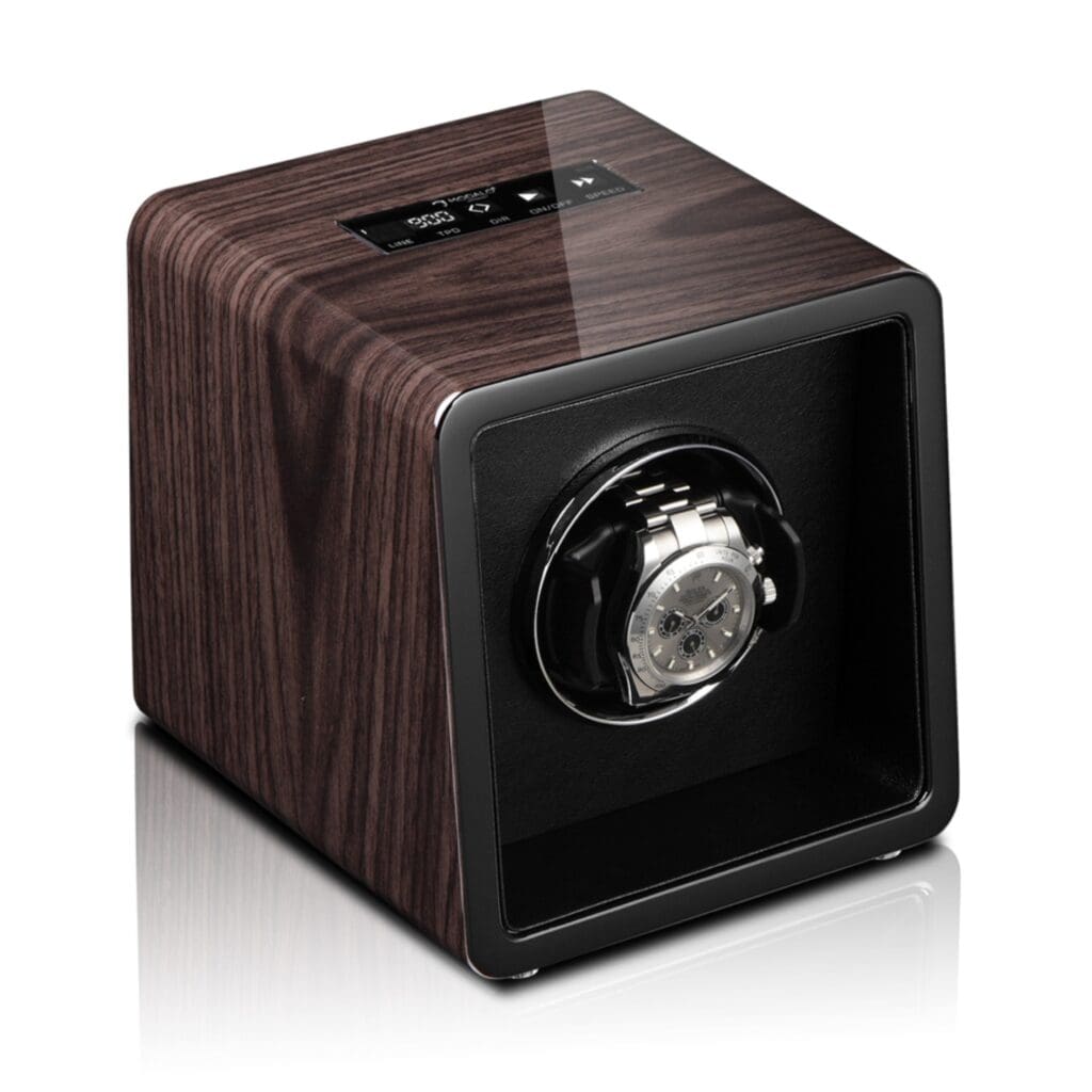 Modalo Saturn Single Watch Winder Macassar