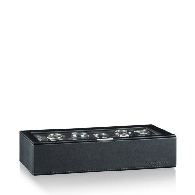 Mirage Black 12 Watch Box Closed Watches