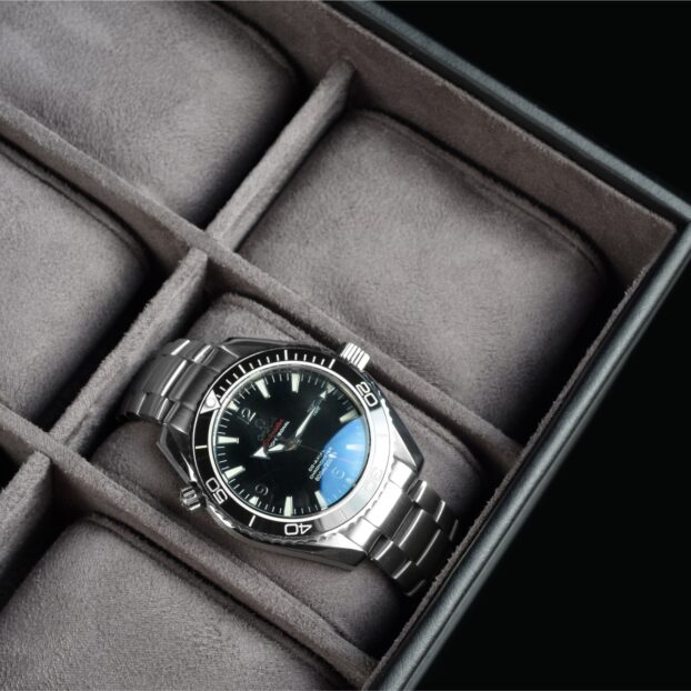 Mirage Black 12 Watch Box Detail 2