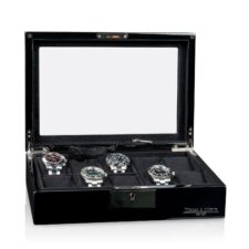 Tenor Black 10 Watch Box Open Watches