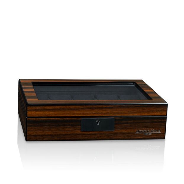 Tenor Ebony 10 Watch Box Closed