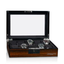 Tenor Ebony 10 Watch Box Open Watches