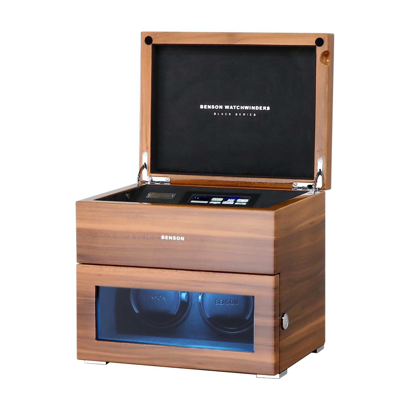 Benson Black Series II Walnut Open Lid