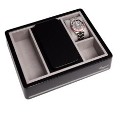 Charging Tray Black Angle