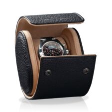 Charles Single Roll Black Cream Open Watch