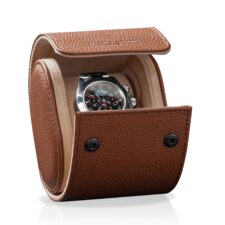 Charles Single Roll Tan Cream Open Watch