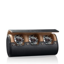 Charles Triple Roll Black Cream Open Watches