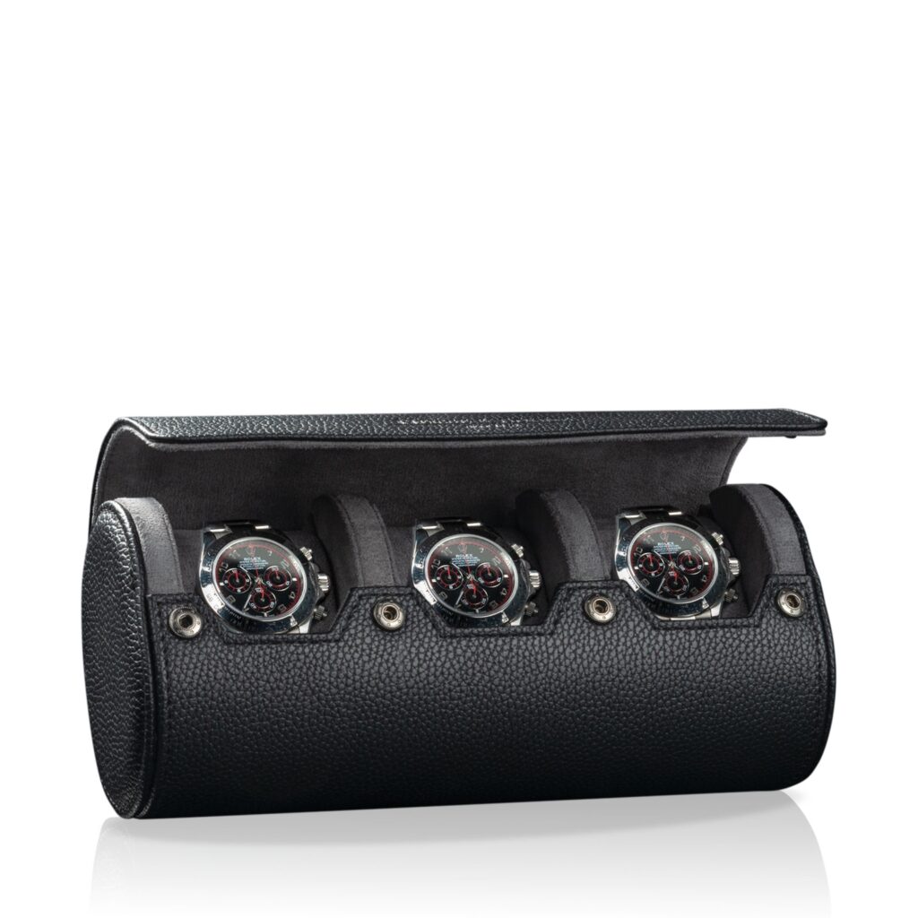 Charles Triple Roll Black Grey Open Watches